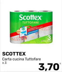 Iper Tosano Scottex carta cucina Tuttوفare offerta