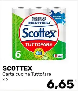 Iper Tosano Scottex Carta cucina Tuttوفare offerta