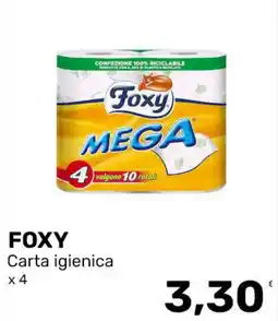 Iper Tosano Foxy carta igienica offerta