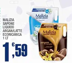 Splendidi e Splendenti Malizia Sapone Liquido Argan/Latte offerta
