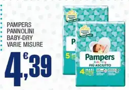 Splendidi e Splendenti Pampers pannolini baby-dry offerta