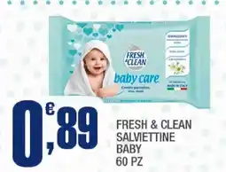 Splendidi e Splendenti Fresh & Clean salviettine baby offerta