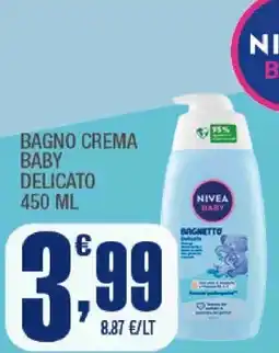 Splendidi e Splendenti Nivea baby bagno crema delicato offerta