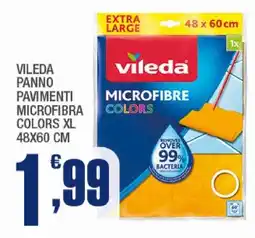 Splendidi e Splendenti Vileda panno pavimenti microfibra colors xl offerta
