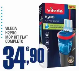 Splendidi e Splendenti Vileda H2PRO mop kit flat completo offerta