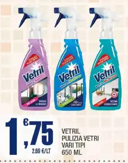 Splendidi e Splendenti Vetril pulizia vetri offerta