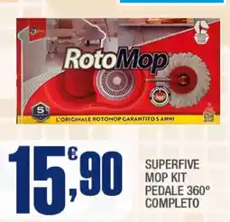 Splendidi e Splendenti RotoMop Superfive Mop Kit offerta