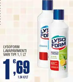 Splendidi e Splendenti Lysosform lavapavimenti offerta