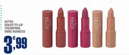 Splendidi e Splendenti Astra rossetto lip creamynal offerta