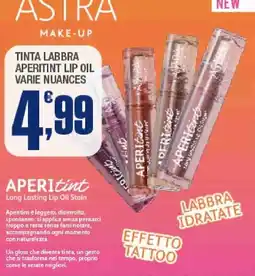Splendidi e Splendenti Astra Aperitint Lip Oil Stain offerta