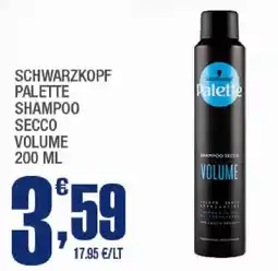 Splendidi e Splendenti Schwarzkopf Palette Shampoo Secco Volume offerta