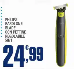 Splendidi e Splendenti Philips rasoi one blade con pettine regolabile offerta