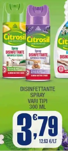 Splendidi e Splendenti Citrosil disinfettante spray offerta