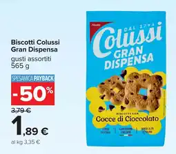 Carrefour Biscotti Colussi Gran Dispensa offerta