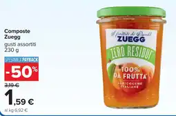 Carrefour Composte Zuegg offerta