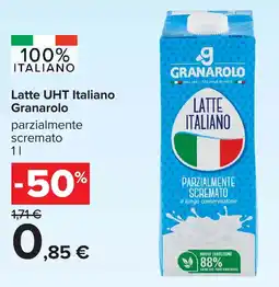 Carrefour Latte UHT Italiano Granarolo offerta