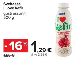 Carrefour I Love kefir Nestlé offerta
