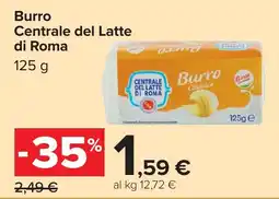 Carrefour Burro Centrale del Latte di Roma offerta