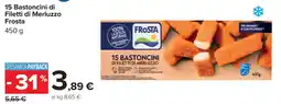Carrefour 15 Bastoncini di Filetti di Merluzzo Frosta offerta