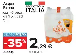 Carrefour Acqua Panna Toscana offerta