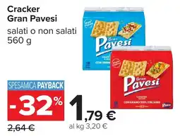 Carrefour Cracker Gran Pavesi offerta