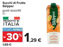 Carrefour Succhi di Frutta Skipper offerta