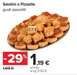 Carrefour Salatini o Pizzette gusti assortiti offerta