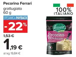 Carrefour Pecorino Ferrari grattugiato offerta