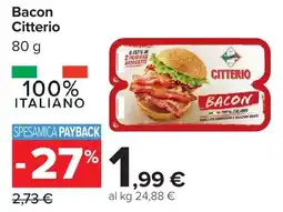 Carrefour Bacon Citterio offerta