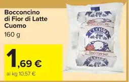 Carrefour Bocconcino di Fior di Latte Cuomo offerta