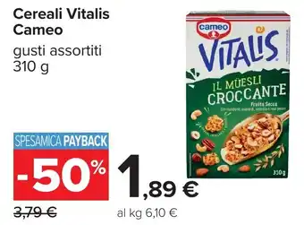 Cereali Vitalis Cameo