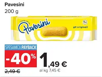 Carrefour Pavesini offerta
