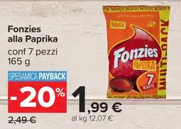 Carrefour Fonzies alla Paprika offerta