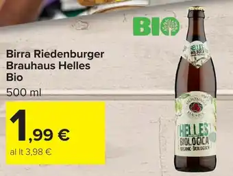 Birra Riedenburger Brauhaus Helles Bio