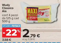 Carrefour Wudy Classico Aia offerta