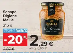 Carrefour Senape Digione Maille offerta