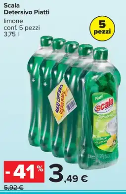 Carrefour Scala Detersivo Piatti limone offerta