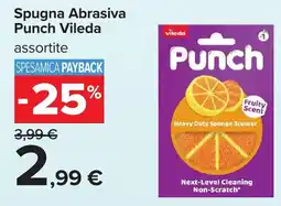 Carrefour Spugna Abrasiva Punch Vileda offerta