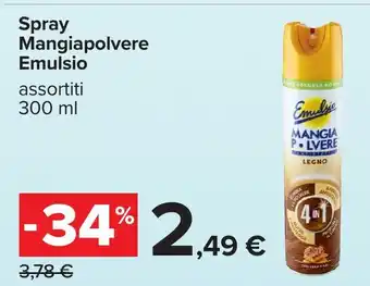 Carrefour Spray Mangiapolvere Emulsio offerta