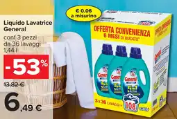 Carrefour Liquido Lavatrice General offerta