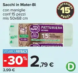 Carrefour my SAC Pattumiera Grande offerta