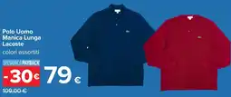 Carrefour Polo Uomo Manica Lunga Lacoste offerta
