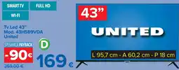 Carrefour Tv Led 43" United offerta