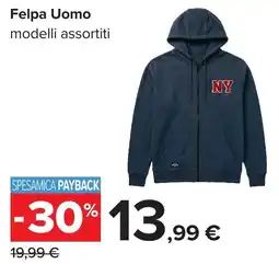 Carrefour Felpa Uomo offerta