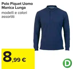 Carrefour Polo Piquet Uomo offerta