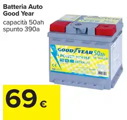 Carrefour Batteria Auto Good Year offerta