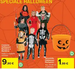 Carrefour Costume Halloween Bambino o Bambina offerta