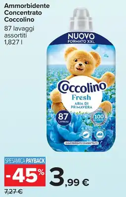 Carrefour Ammorbidente Concentrato Coccolino offerta