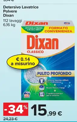 Carrefour Detersivo Lavatrice Polvere Dixan offerta