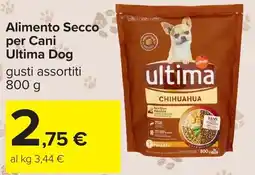 Carrefour Alimento Secco per Cani Ultima Dog offerta